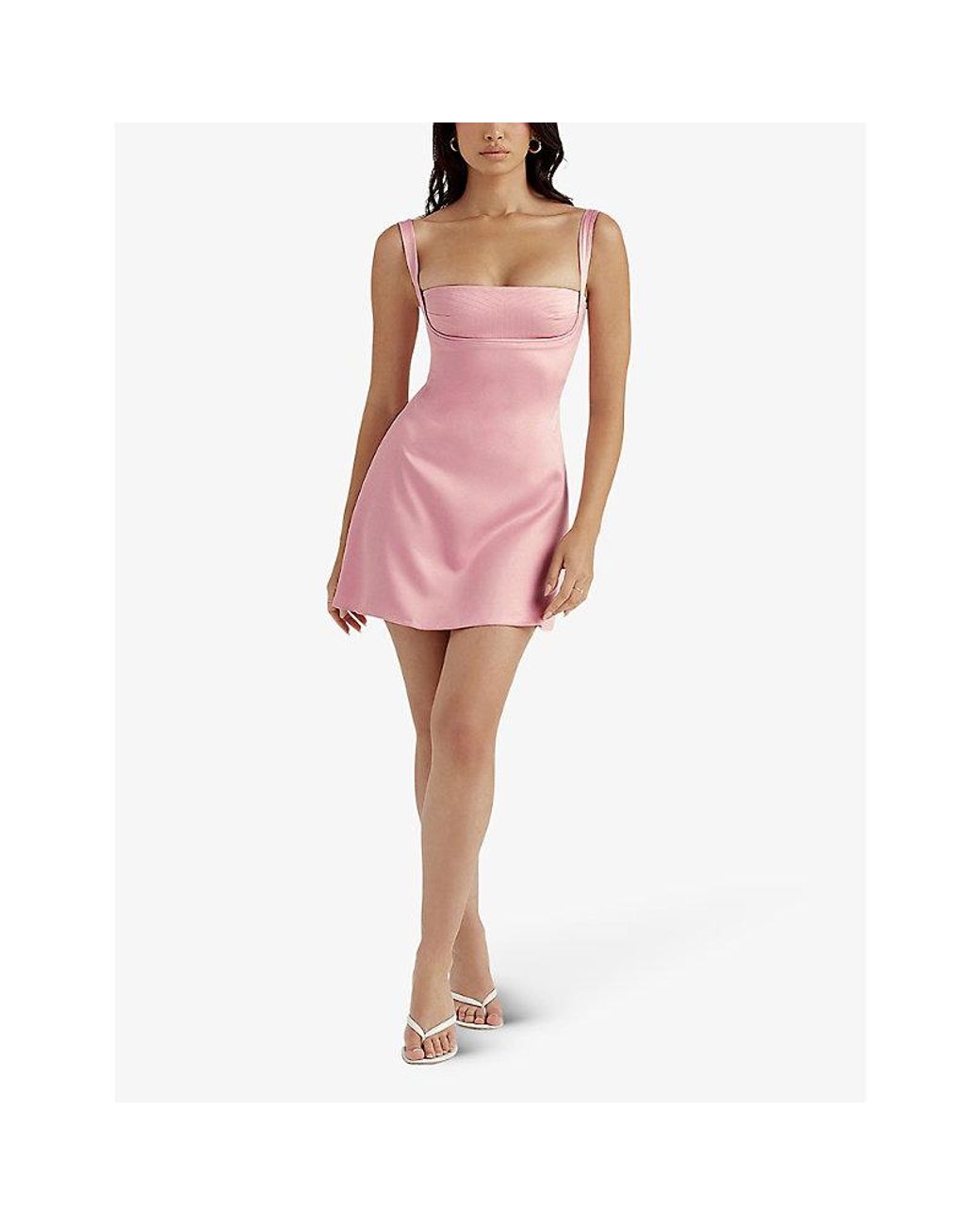 house of cb pink dress