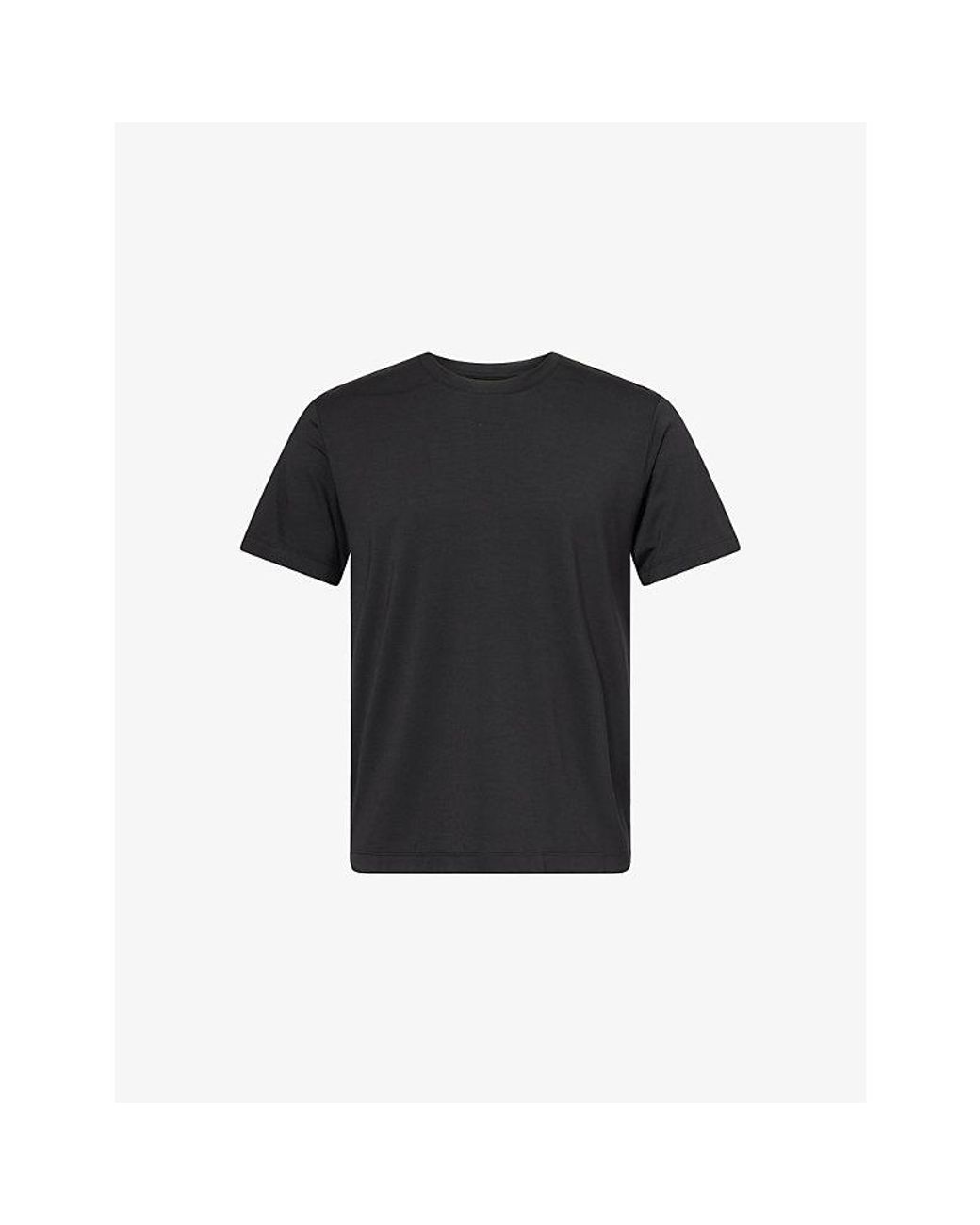 CHE Black Body Crew Neck Modal-Jersey T-Shirt for men