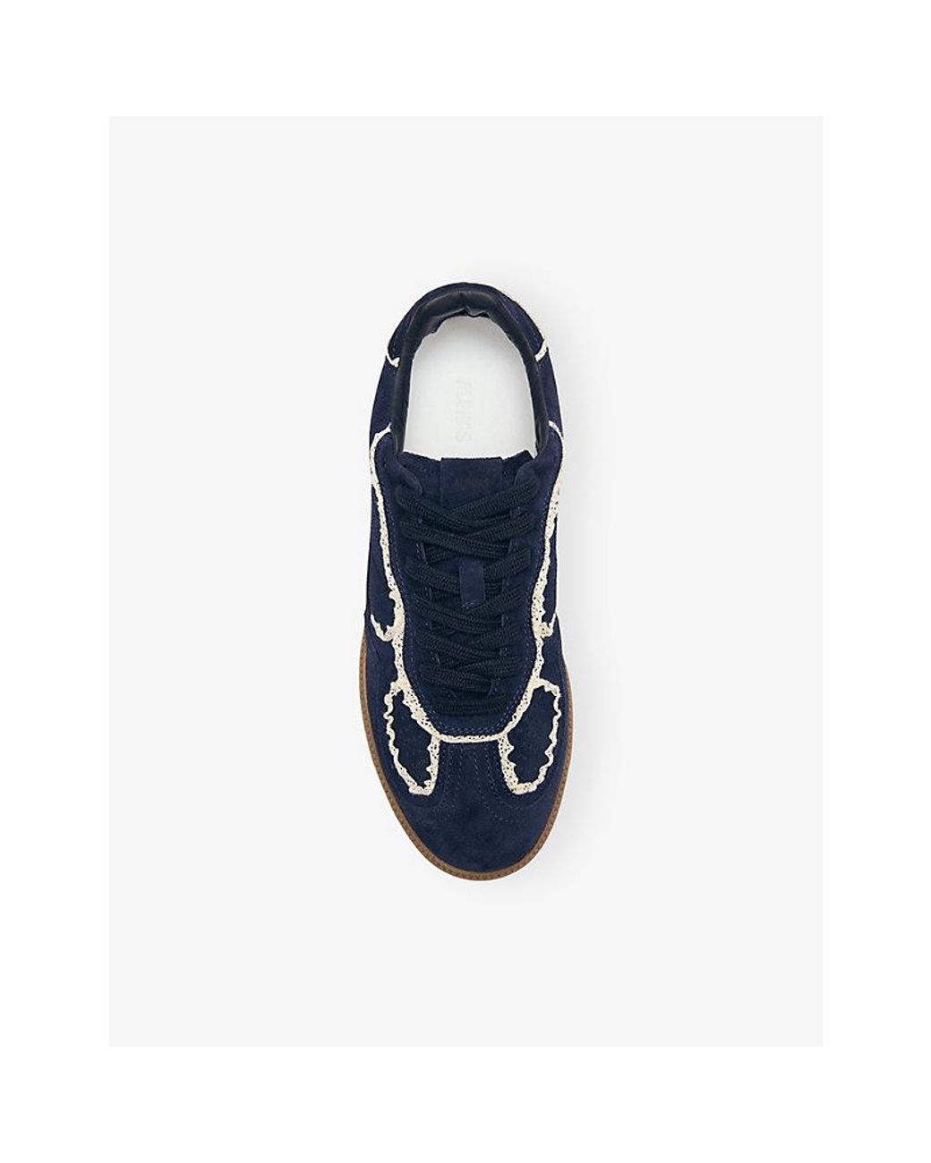 Alohas Blue Tb490 Crochet Suede Trainers