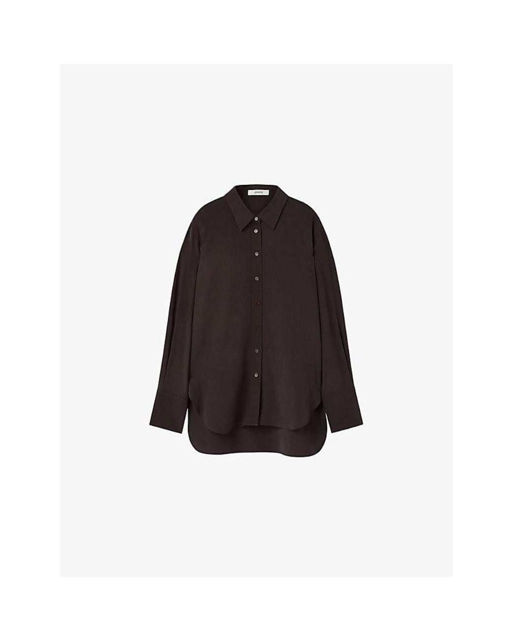 Joseph Brown Joe Crepe-De-Chine Silk Blouse