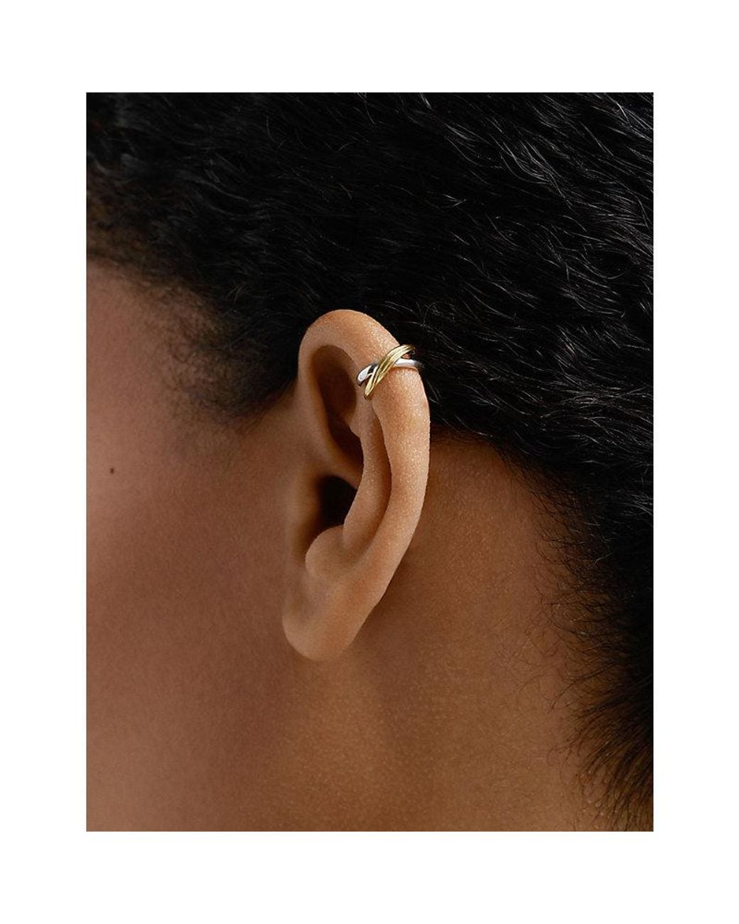 Astley Clarke Metallic Aurora Weave 18Ct- Plated Sterling- Ear Cuff