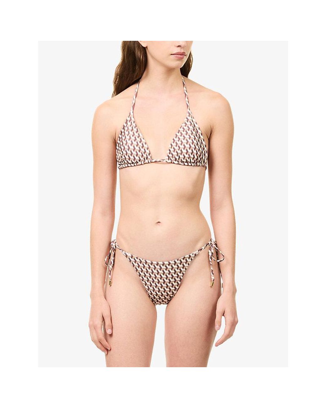 Cheap Monday Pink Palma Tie-Side Bikini Bottoms