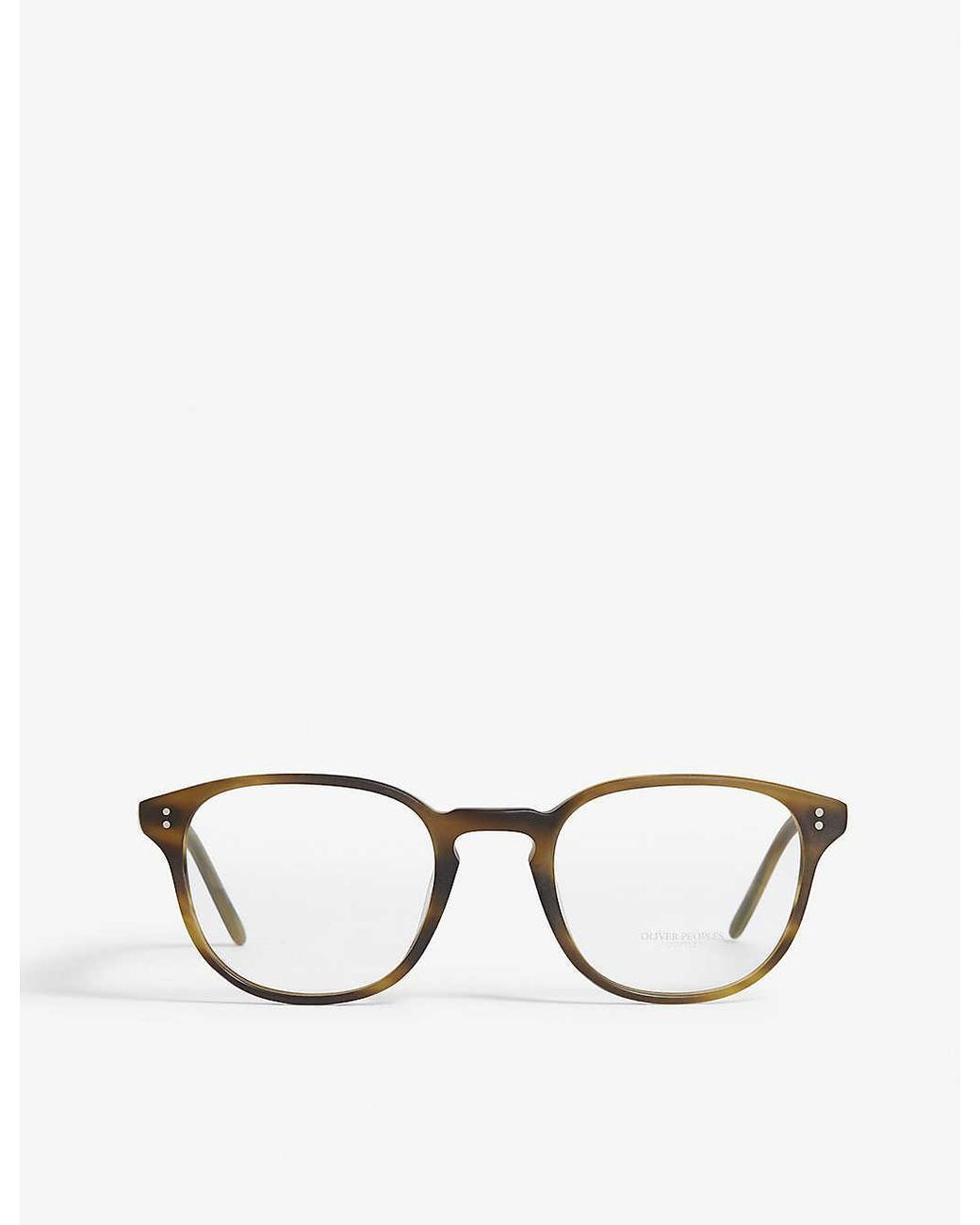 Oliver Peoples Ov5219 Fairmont Square-frame Glasses in Brown for