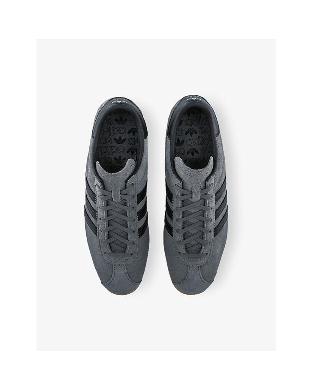 Adidas Blue Paris Suede Trainers for men