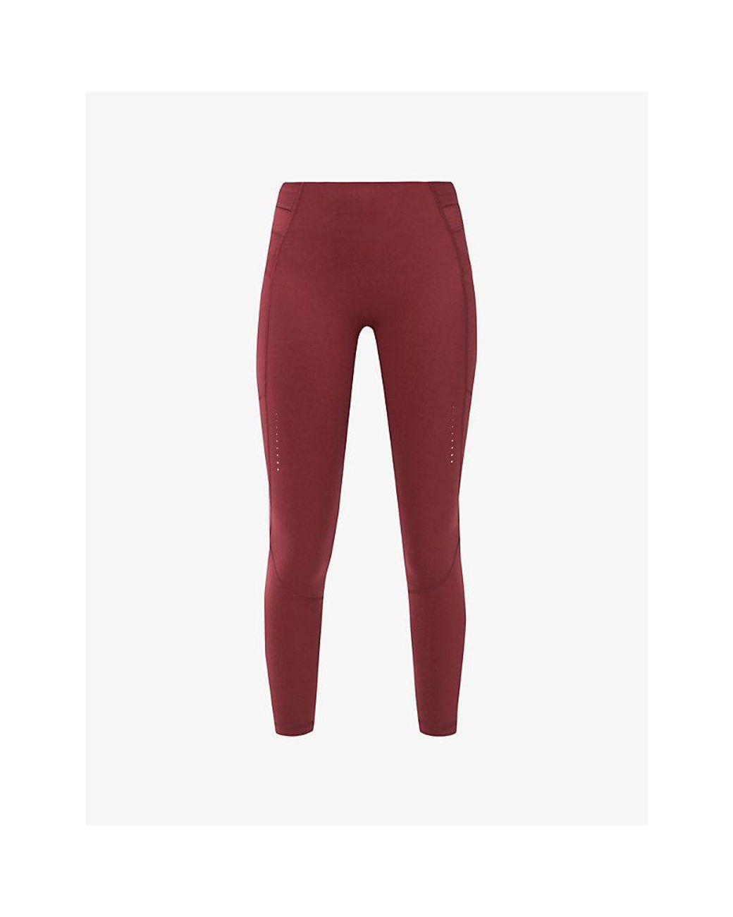 Sweaty Betty Red Runners 7/8 High-Rise Stretch-Jersey Leggings