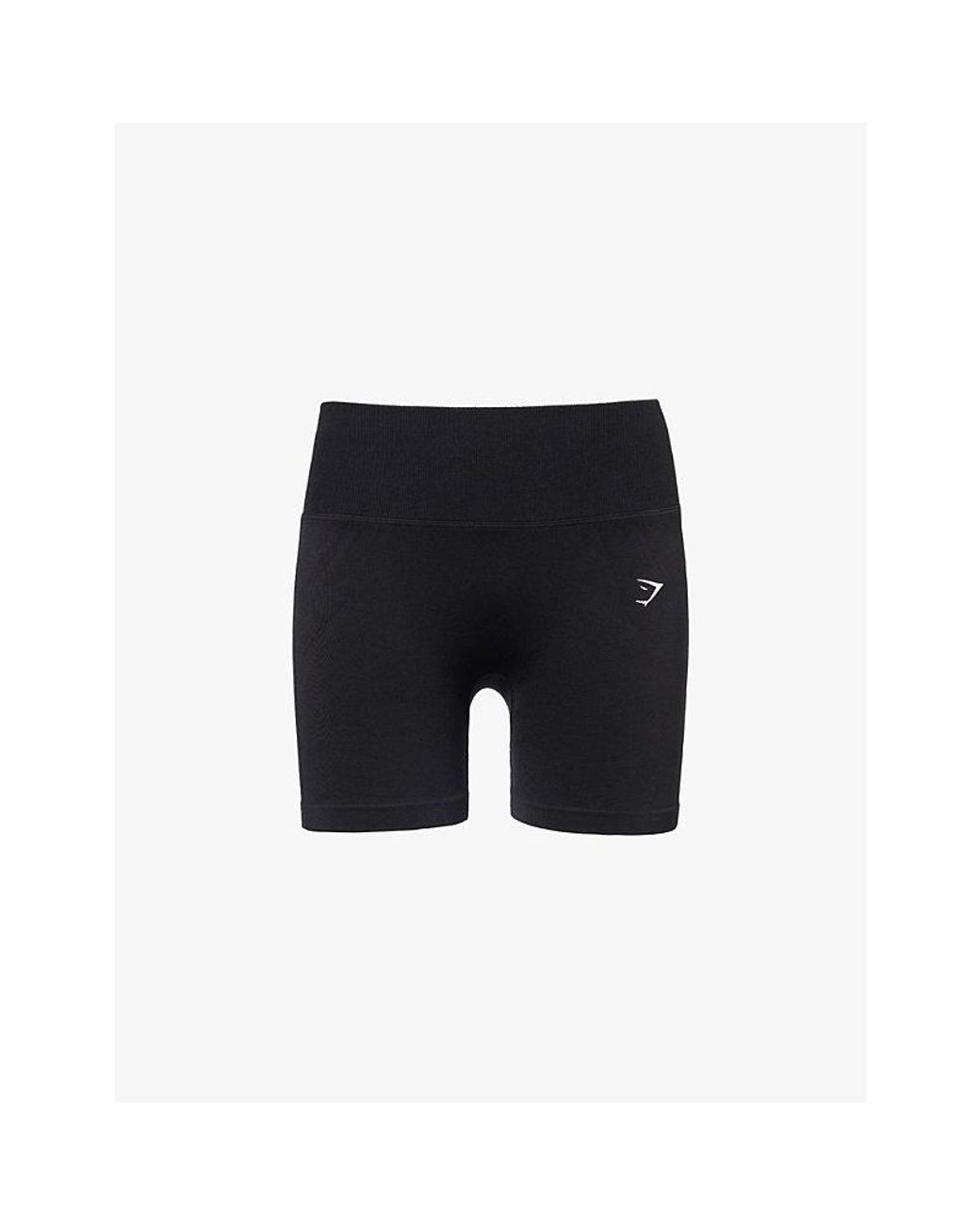 GYMSHARK Black Lift Contour High-Rise Stretch-Woven Shorts