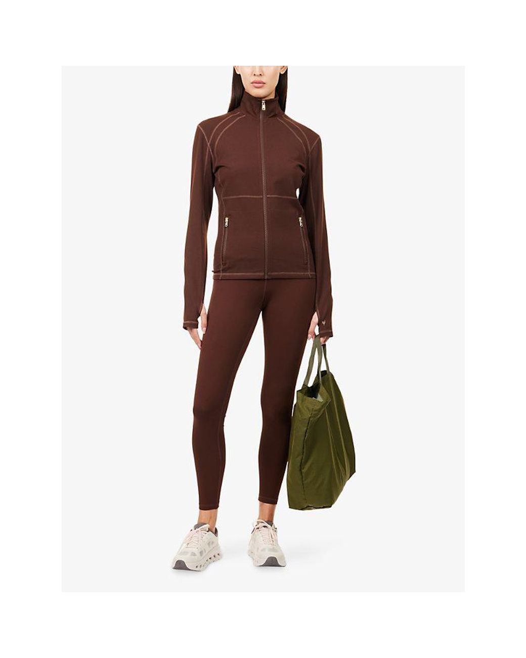 Now You Live Red Willoughby High-Rise Yoga Leggings