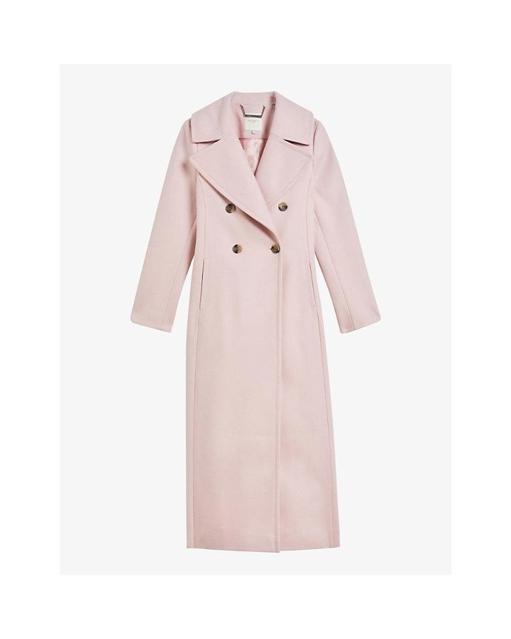 Ted baker clearance dusky pink coat