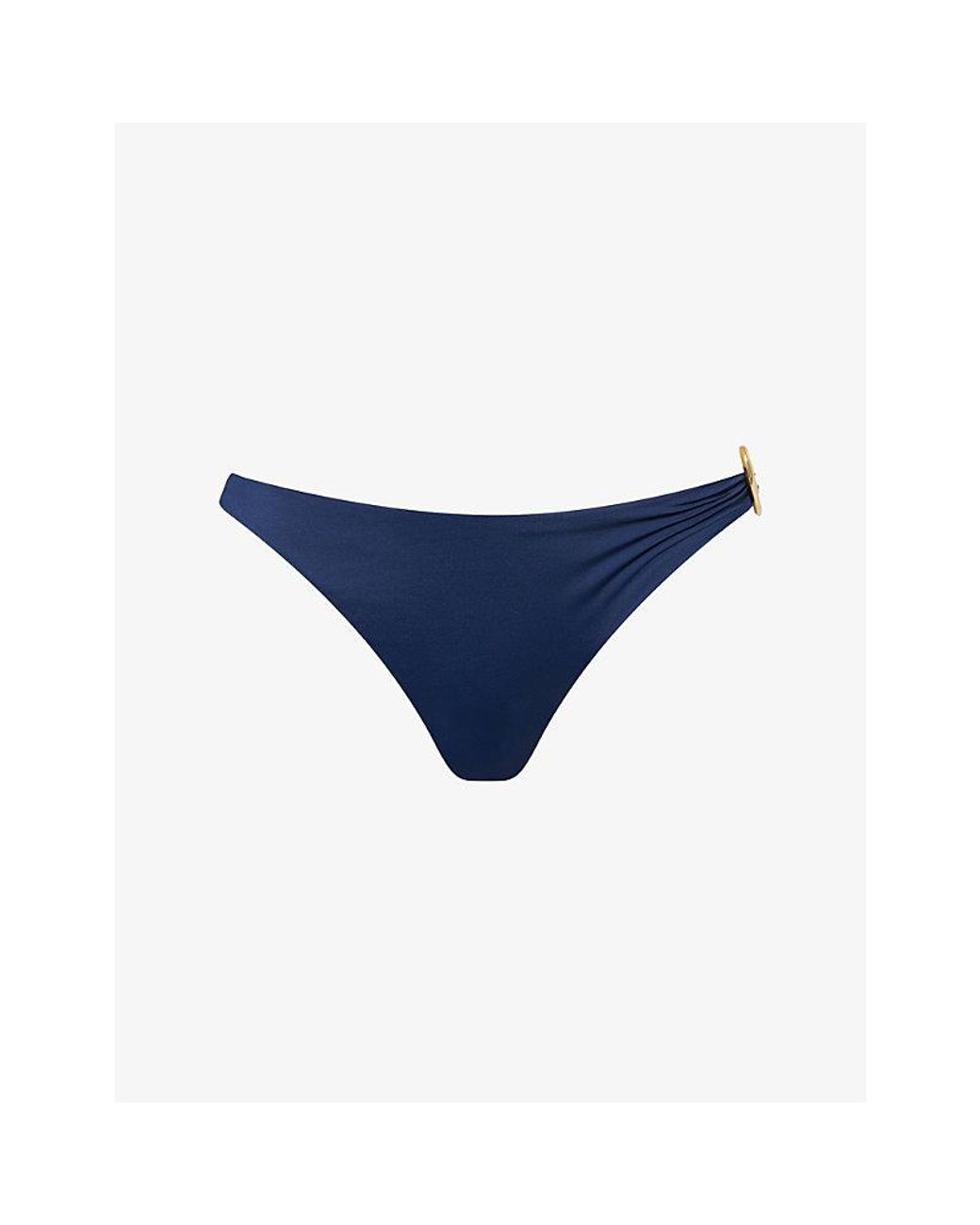 Away That Day Blue Cabo Verde Bikini Bottoms