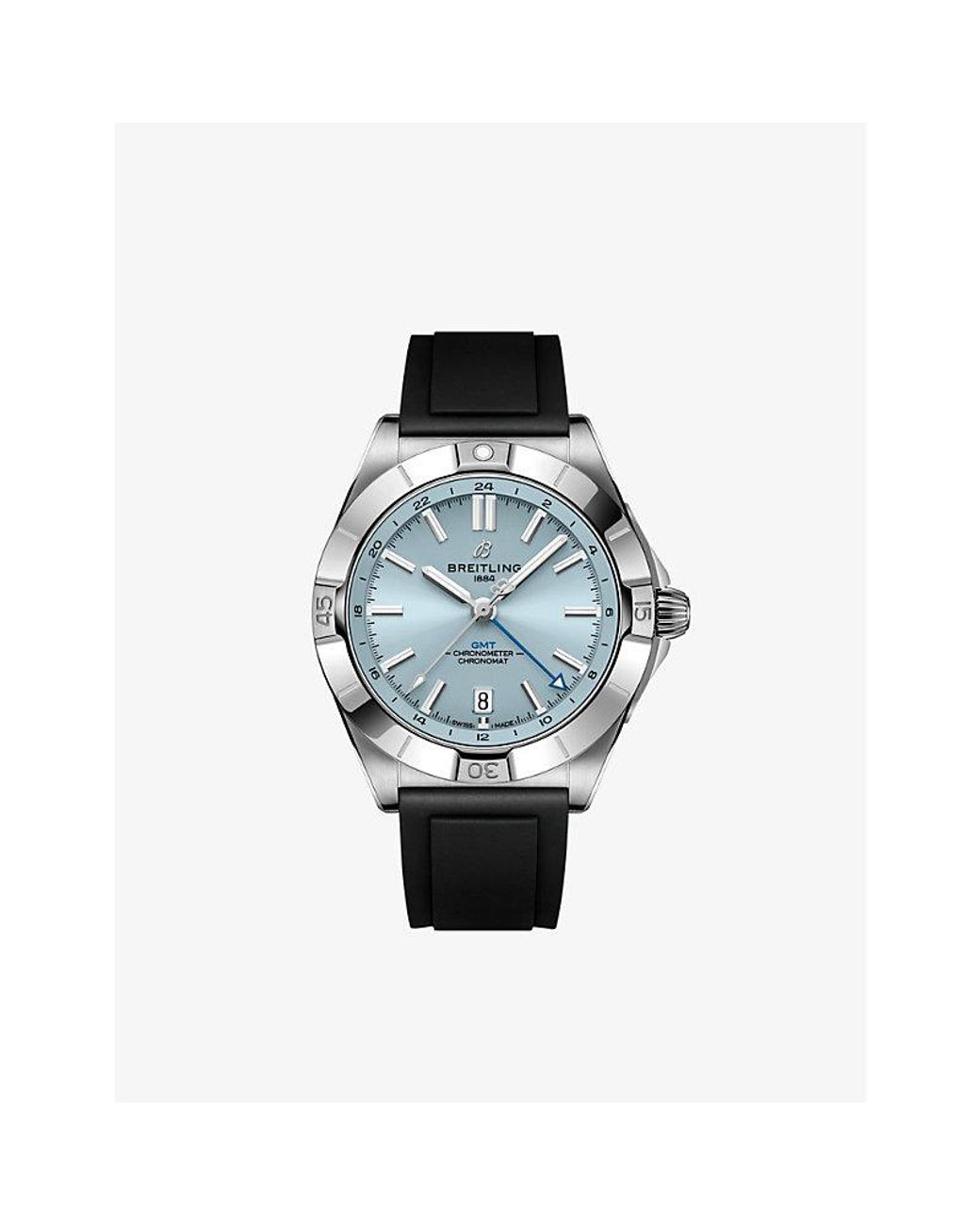 Breitling P32398101C1S1 Chronomat Gmt 40 Stainless Steel Automatic Watch in Blue for Men Lyst UK