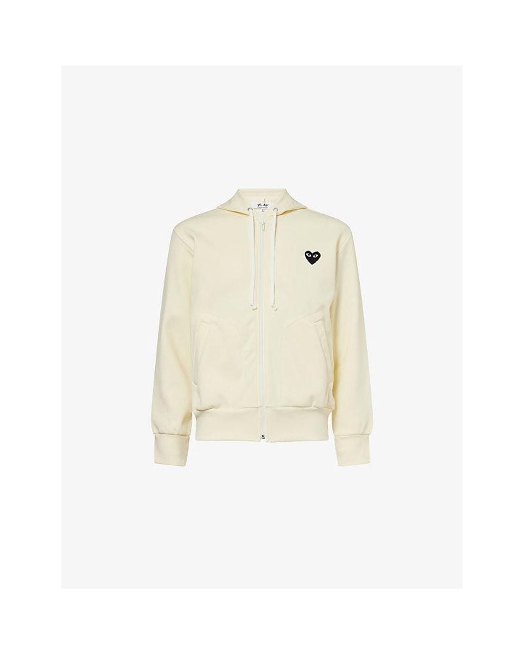 COMME DES GARÇONS PLAY Natural Heart Regular-Fit Woven Hoodie for men