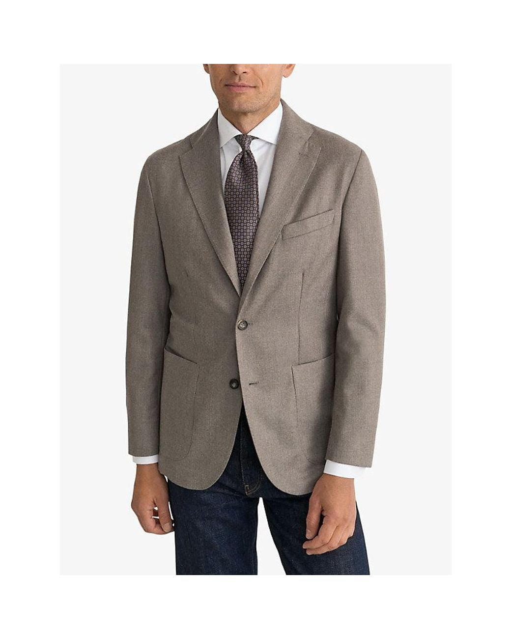 Eton of Sweden White Solid Signature Contemporary-Fit Cotton Twill Shirt for men