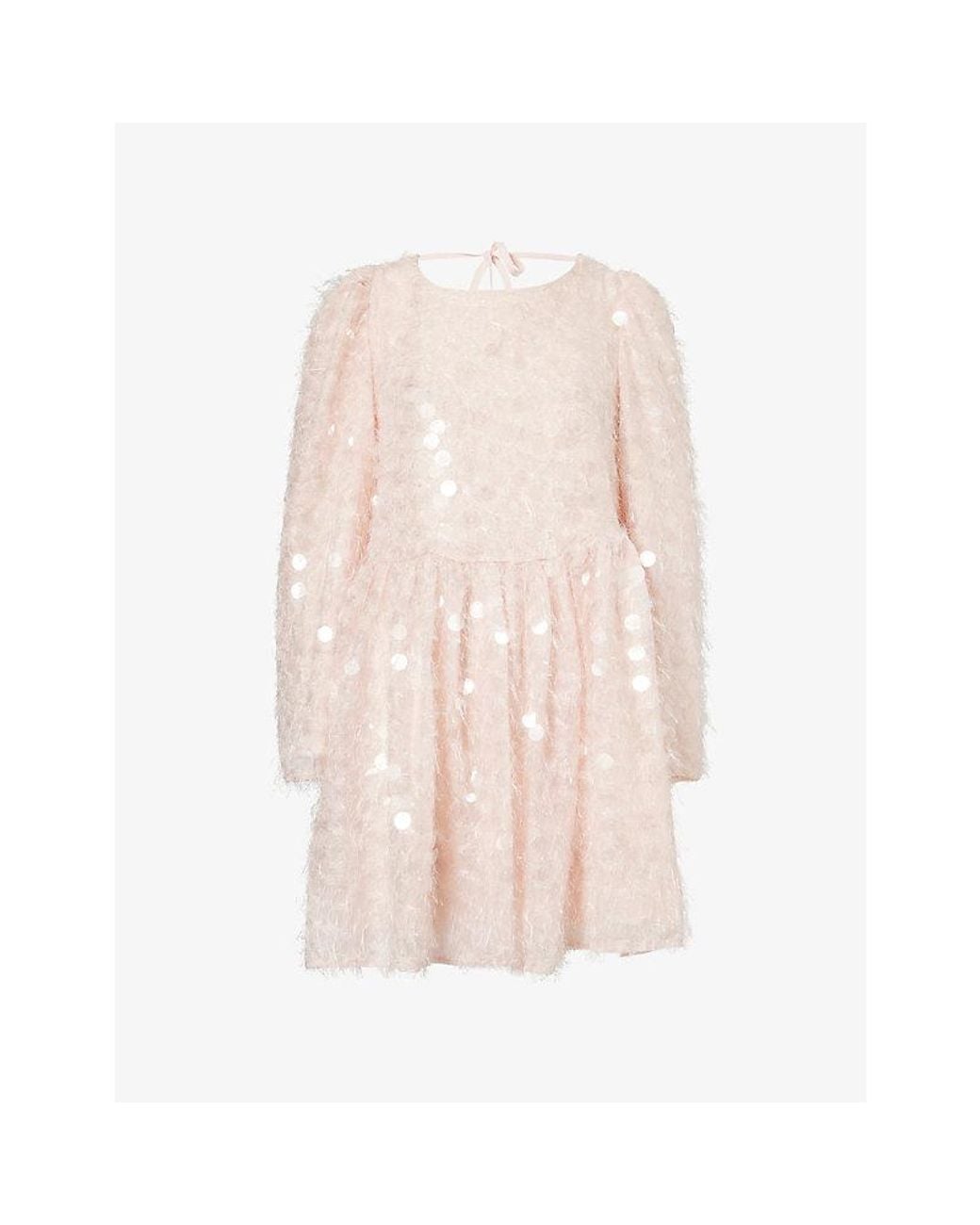 Sister Jane Teese Sequin-Embellished Mini Dress in Pink | Lyst