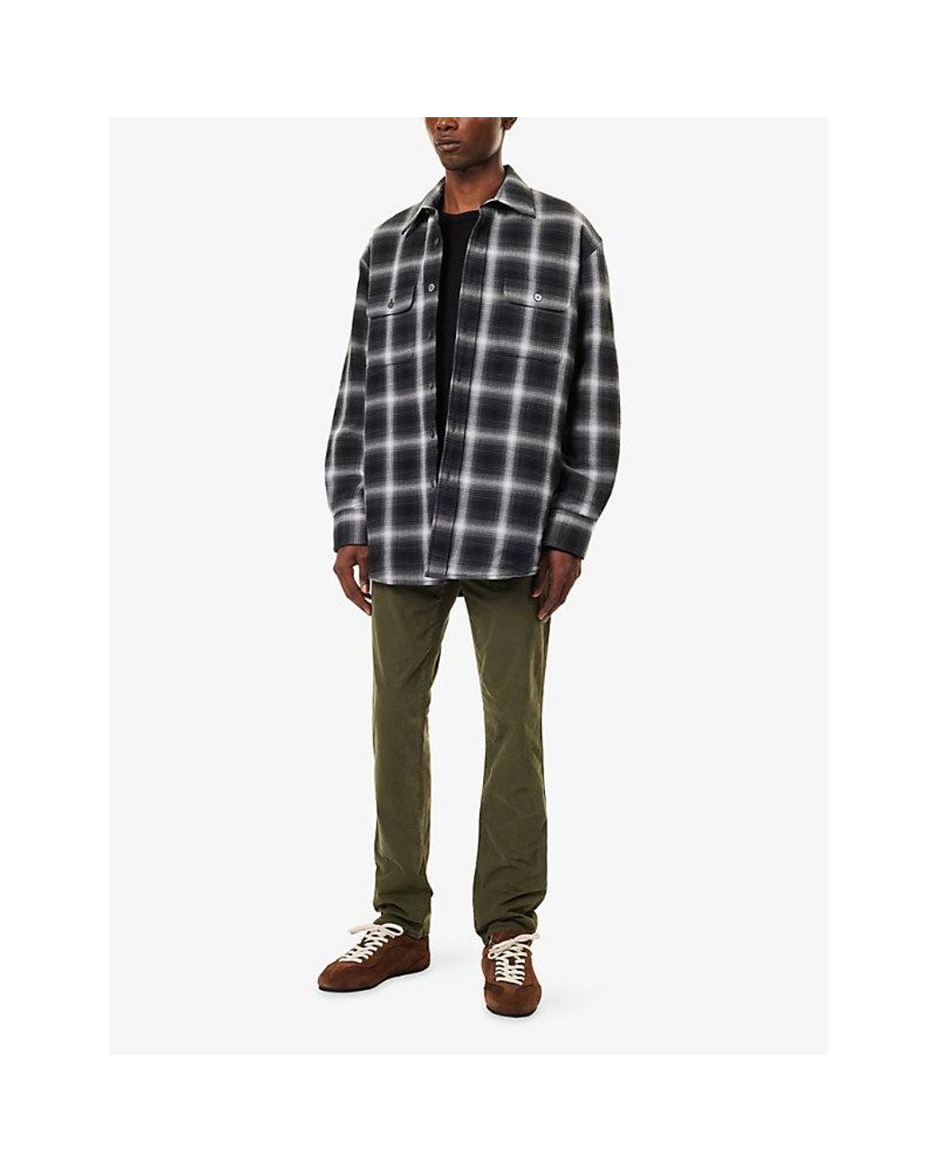 Citizens of Humanity Green Gage Slim Touch Sateen Cotton Denim Jeans for men