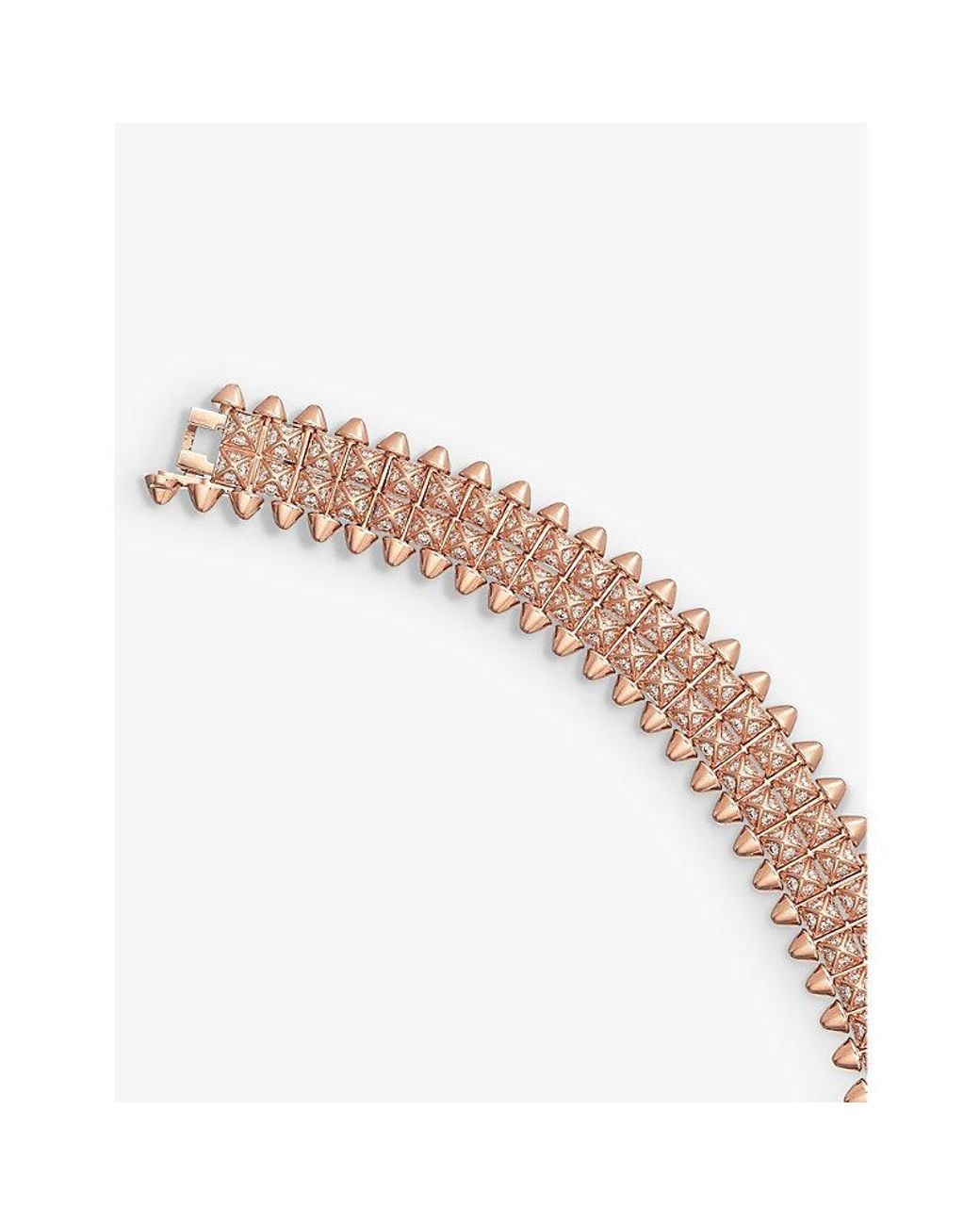 Cartier White Clash De 18Ct Rose- And 1.72Ct Brilliant-Cut Diamond Bracelet