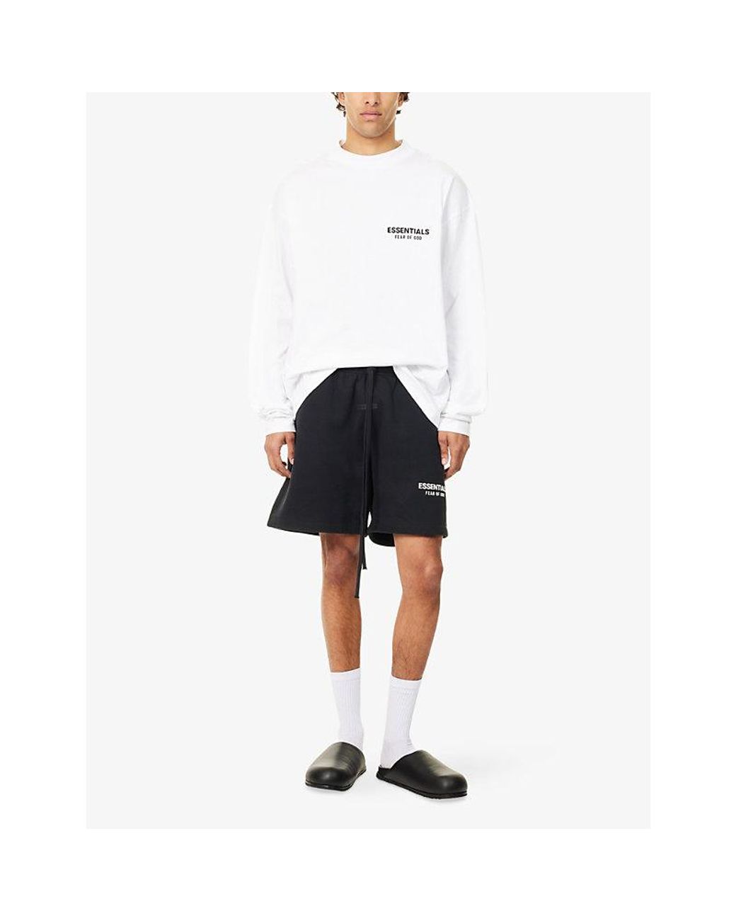 Fear Of God White Always On Long-Sleeve Cotton T-Shirt for men