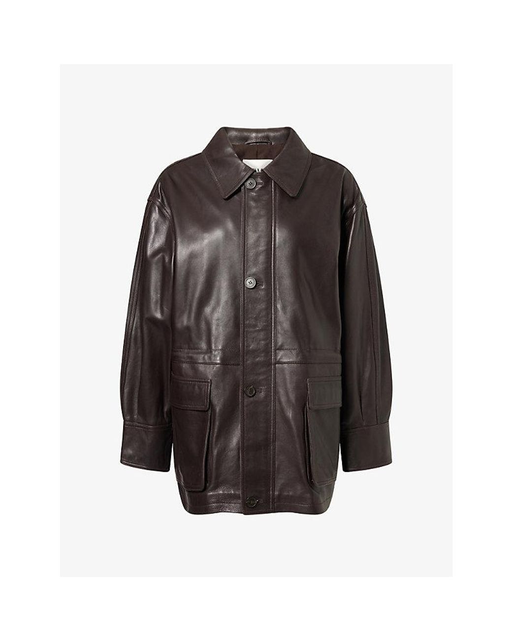 Arma Black Maeve Leather Jacket