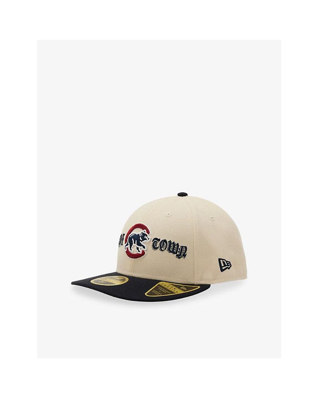 KTZ Natural 59Fifty Coops Chicago Cubs Woven Cap for men