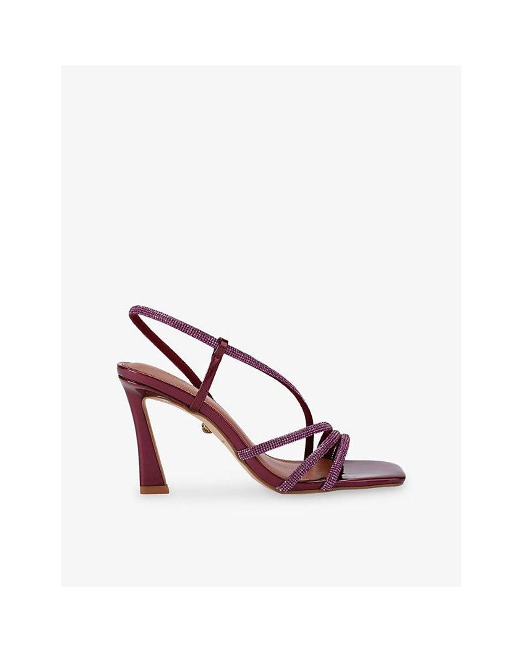 Kurt Geiger Pink Annabel Embellished Heeled Sandals