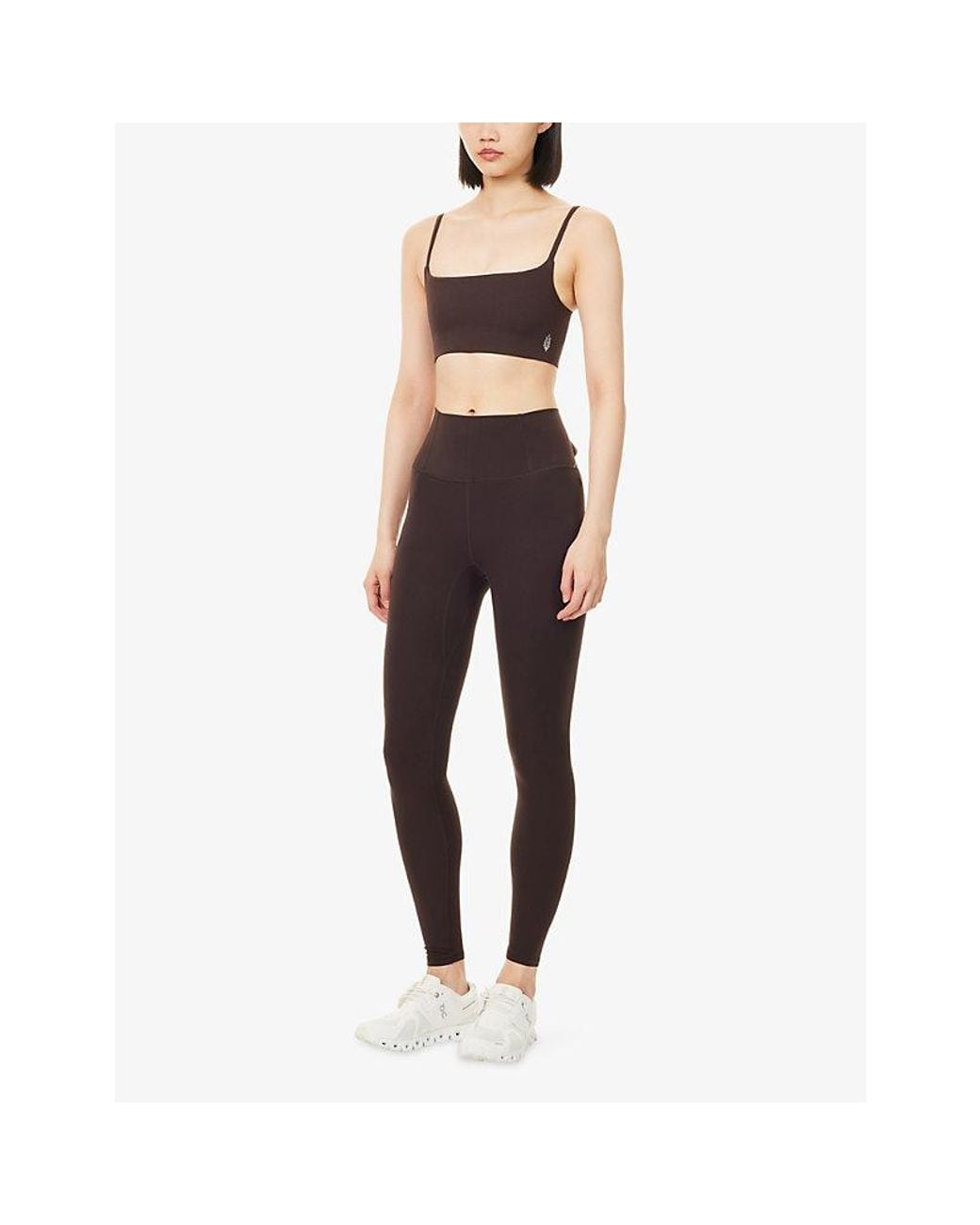 Fp Movement Purple Tighten Up Mini Ribbed Sports Bra