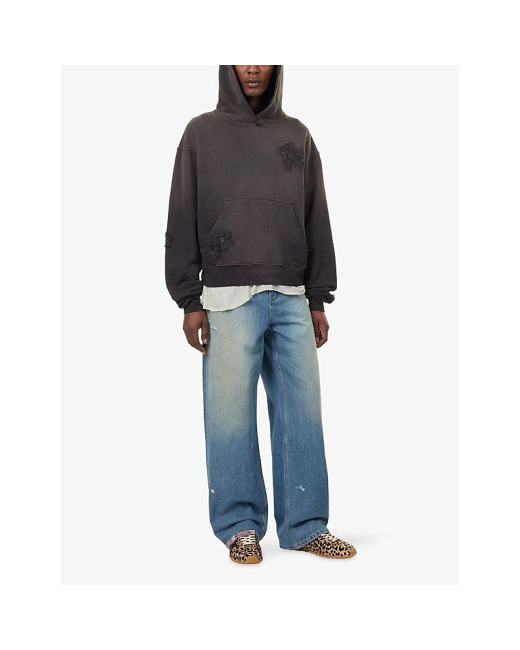 NAHMIAS Blue Recess Baggy Denim Jeans for men
