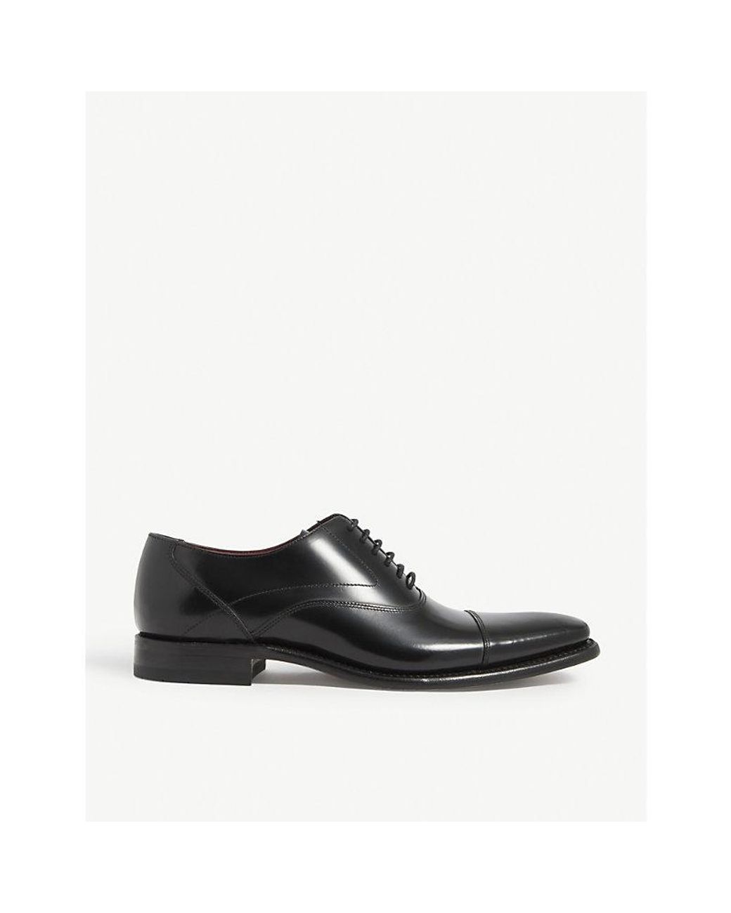 Loake Sharp Leather Oxford Shoes in Black for Men | Lyst