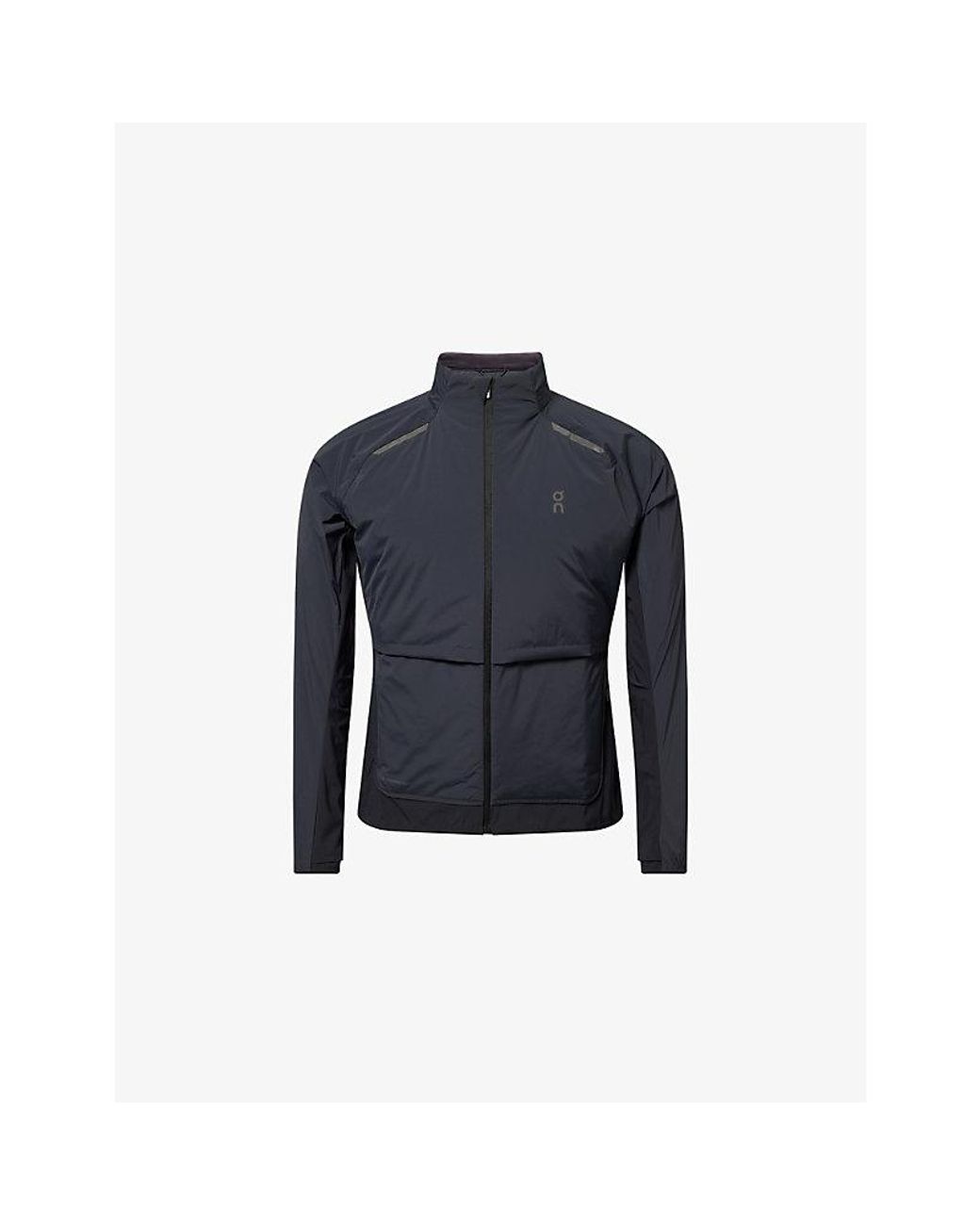On Shoes Blue Weather Insulated Reflective-Logo Shell Jacket for men