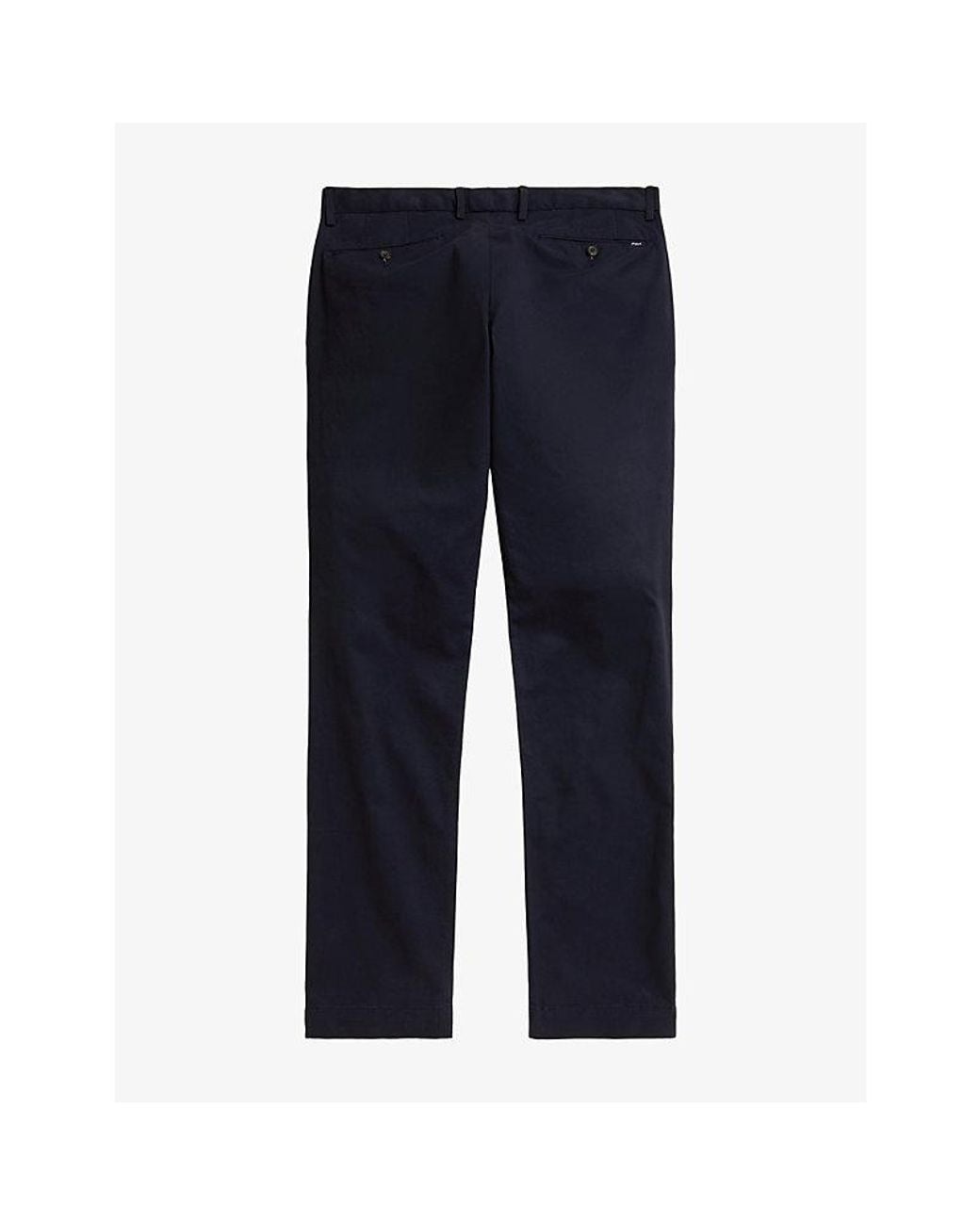 Polo Ralph Lauren Blue Greenwich Slim-Fit Stretch-Cotton Chino Trousers for men