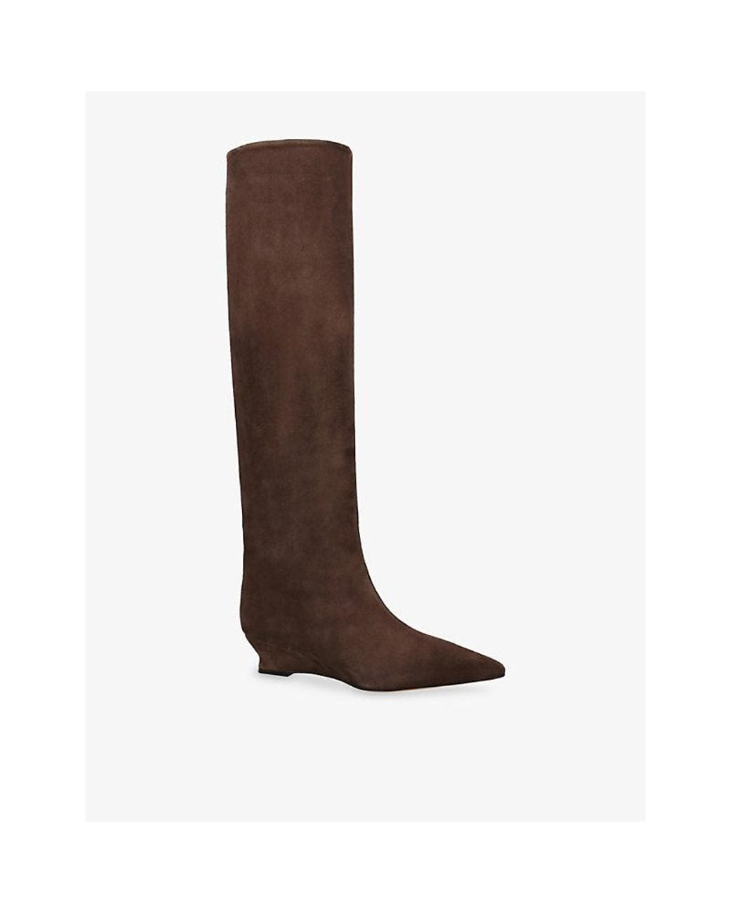 Le Monde Beryl Brown Camille Tall Suede Boots
