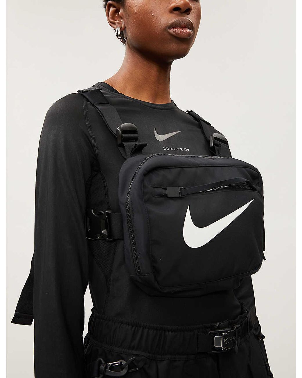 Nike Matthew Williams Branded Shell Chest Rig in Black | Lyst