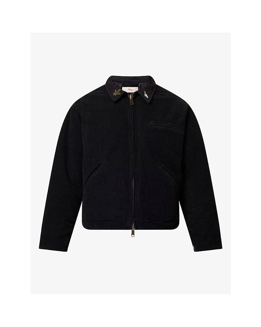CHERRY LA Black Work Corduroy Jacket for men