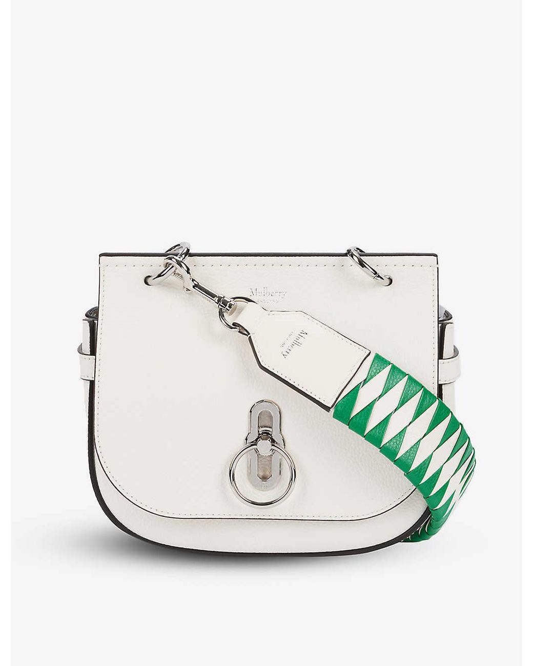 Mulberry Amberley Small Leather Crossbody Bag in White Lyst
