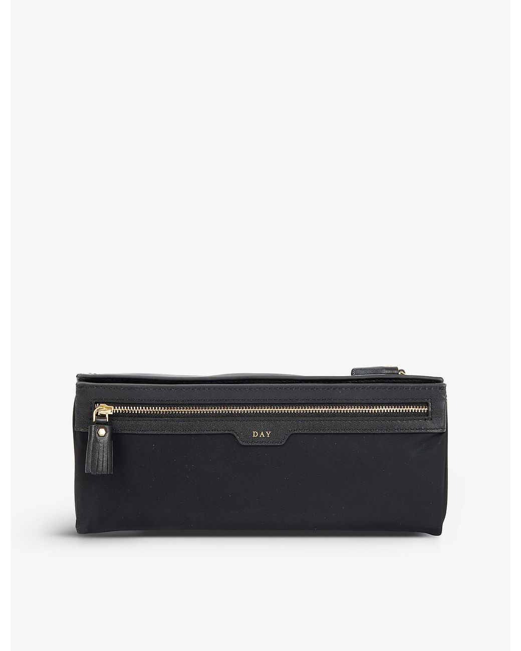 Anya Hindmarch Synthetic Night And Day Regenerated Nylon Pouch in Black