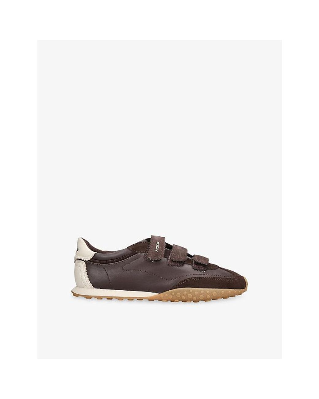 HOFF Brown Bridge Leather And Suede Trainers