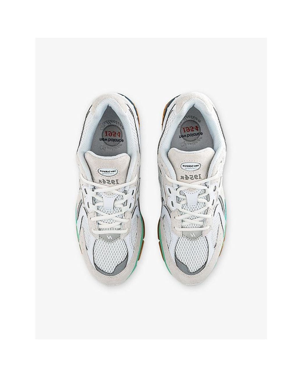 New Balance Blue 1954 Suede And Mesh Trainers for men