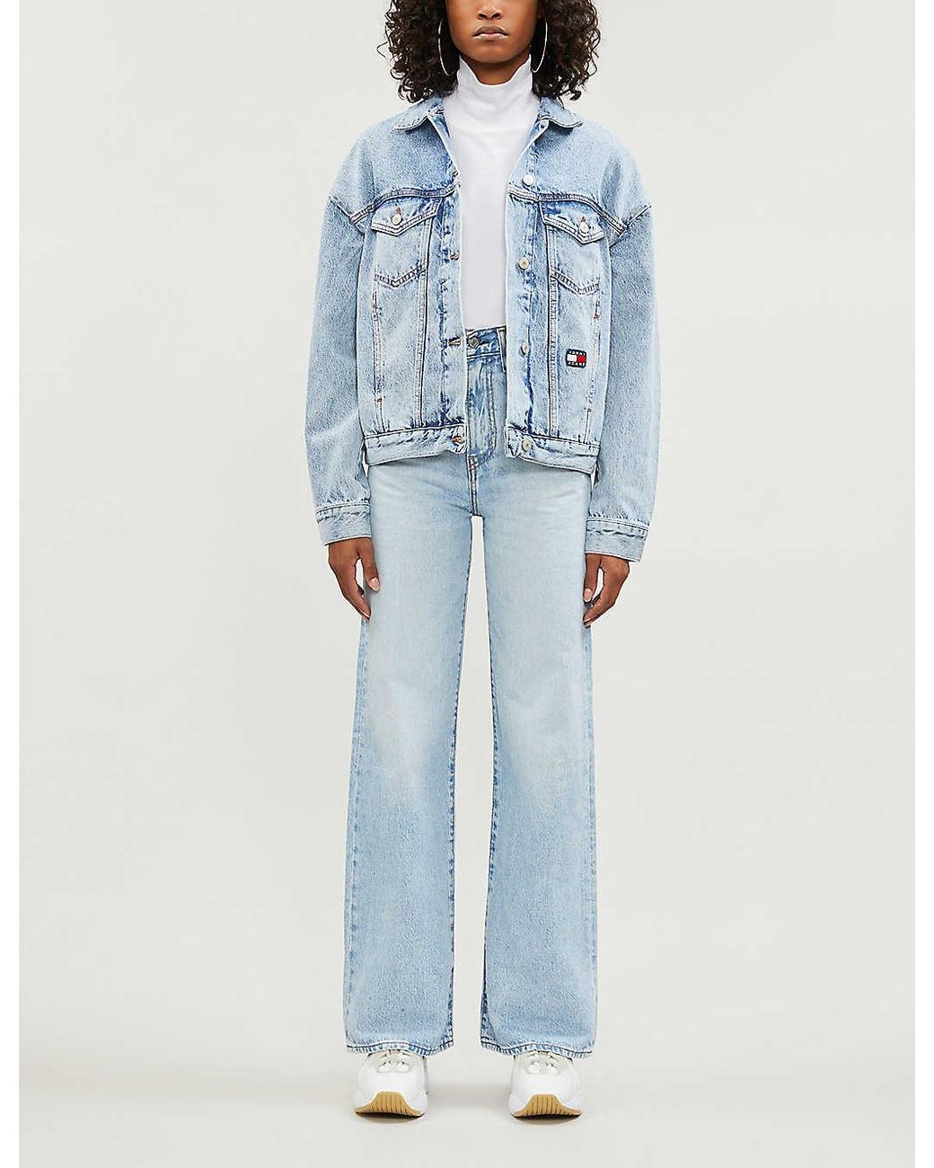 Tommy Hilfiger Flag-embroidered Denim 