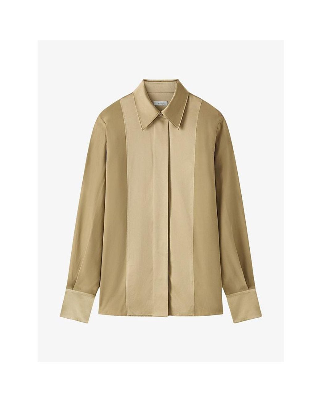 Joseph Natural Childs Panelled Relaxed-Fit Silk Blouse