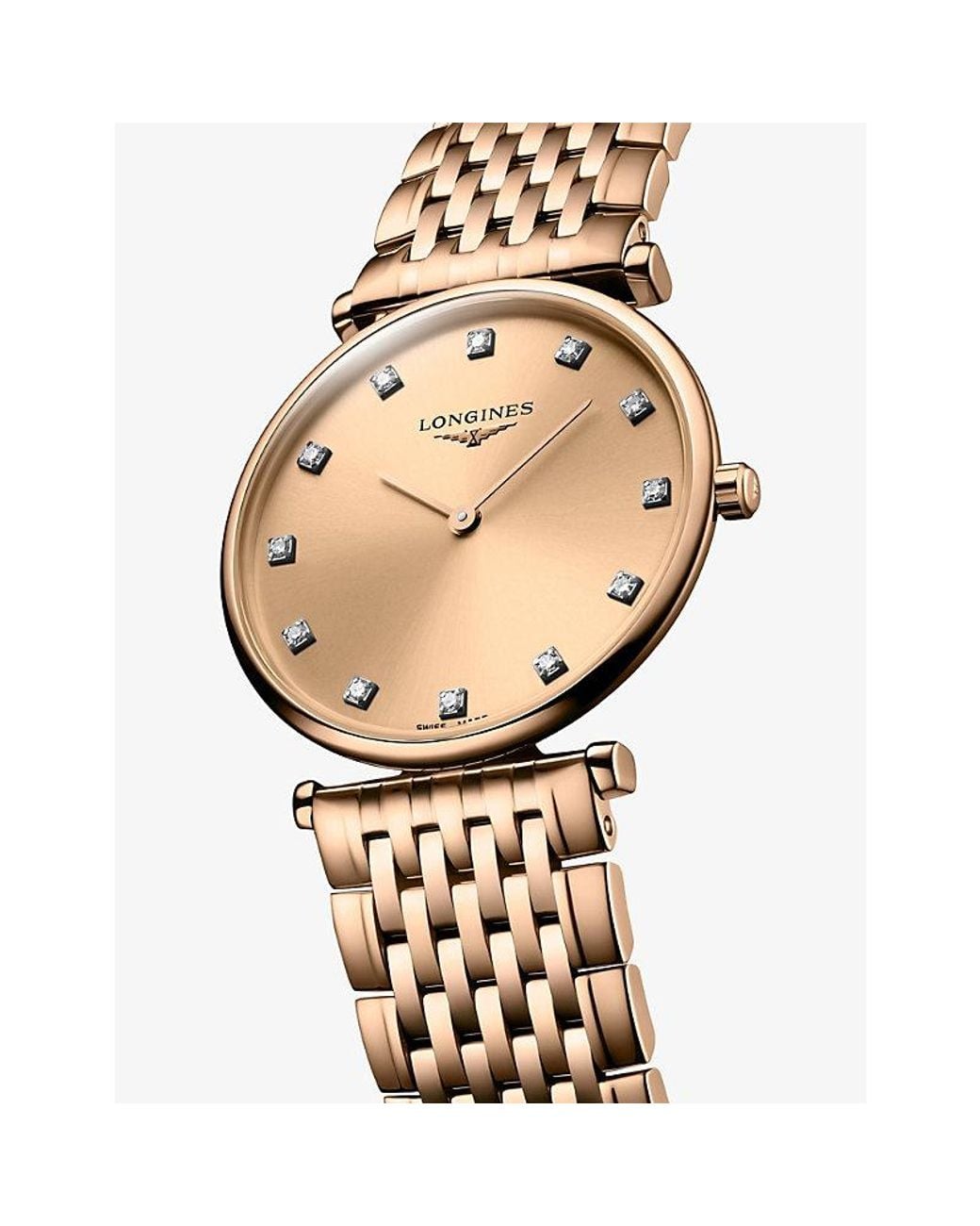 Longines Metallic L4.512.1.90.8 La Grande Classique De Pvd-Coated And 0.081Ct Diamond Quartz Watch for men