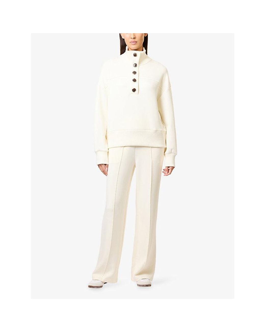 Varley Natural The Wide Leg Jersey Trousers