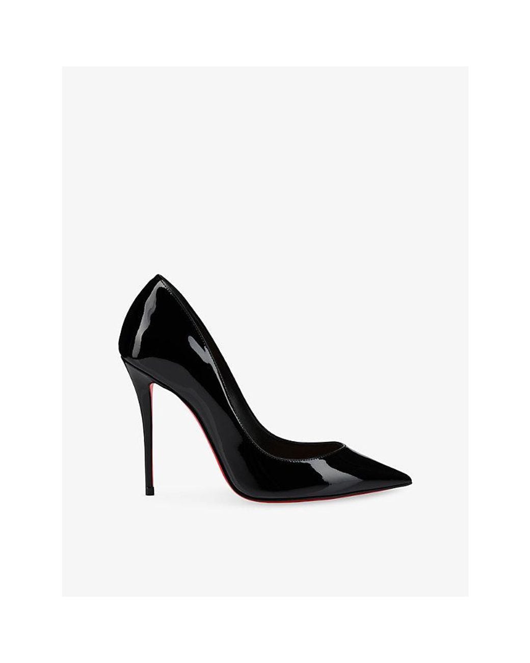 Christian Louboutin Black La Pigalle 100 Patent-Leather Pumps