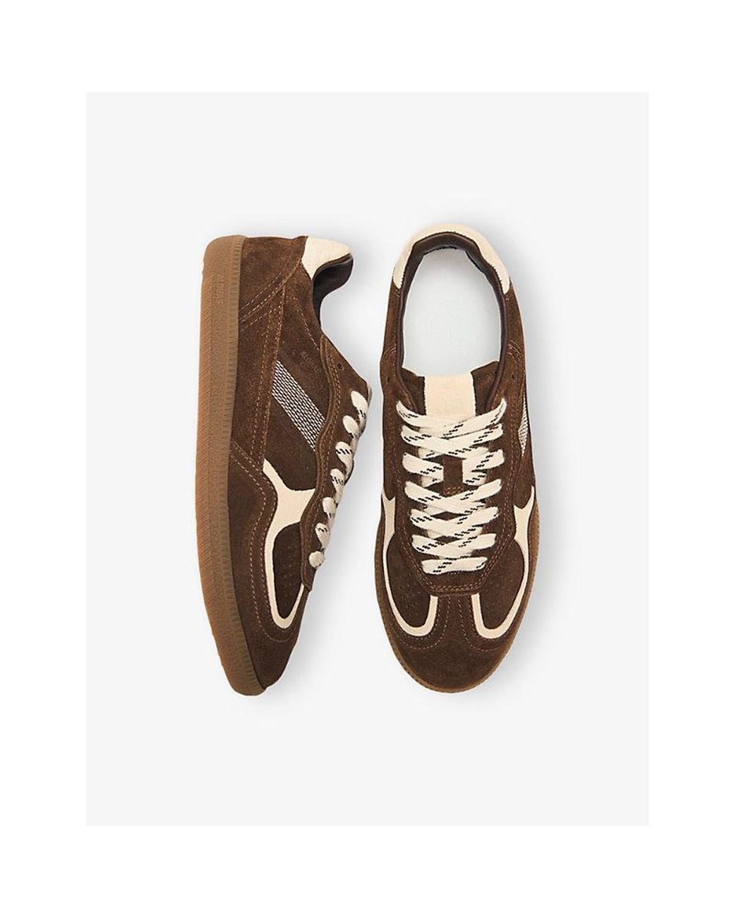 Alohas Brown Tb.490 Rife Suede Trainers