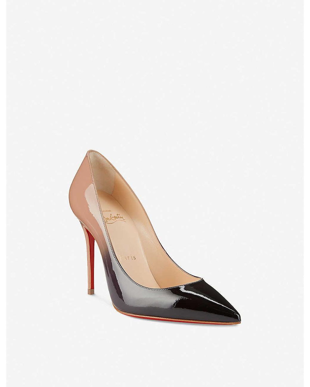 Christian Louboutin Decollete 554 100 Patent Degrade | Lyst