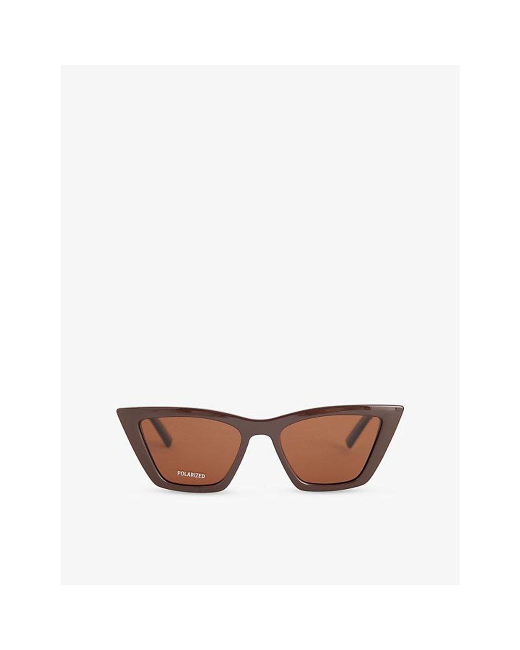 Le Specs Pink Velodrome Cat-Eye Sunglasses