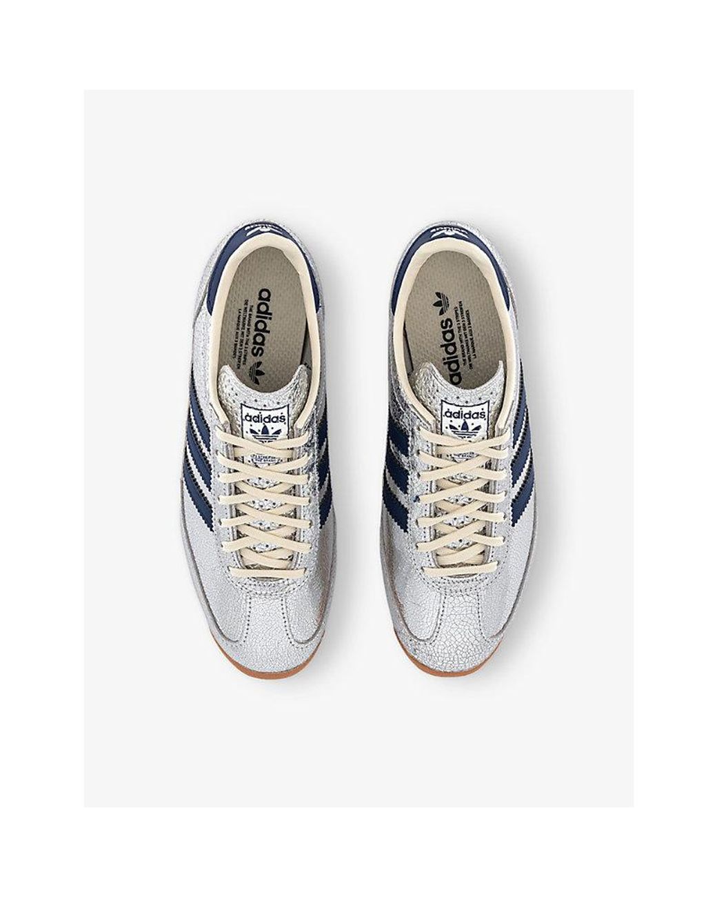 Adidas Blue Sl 7 Metallic-Leather Low-Top Trainers for men