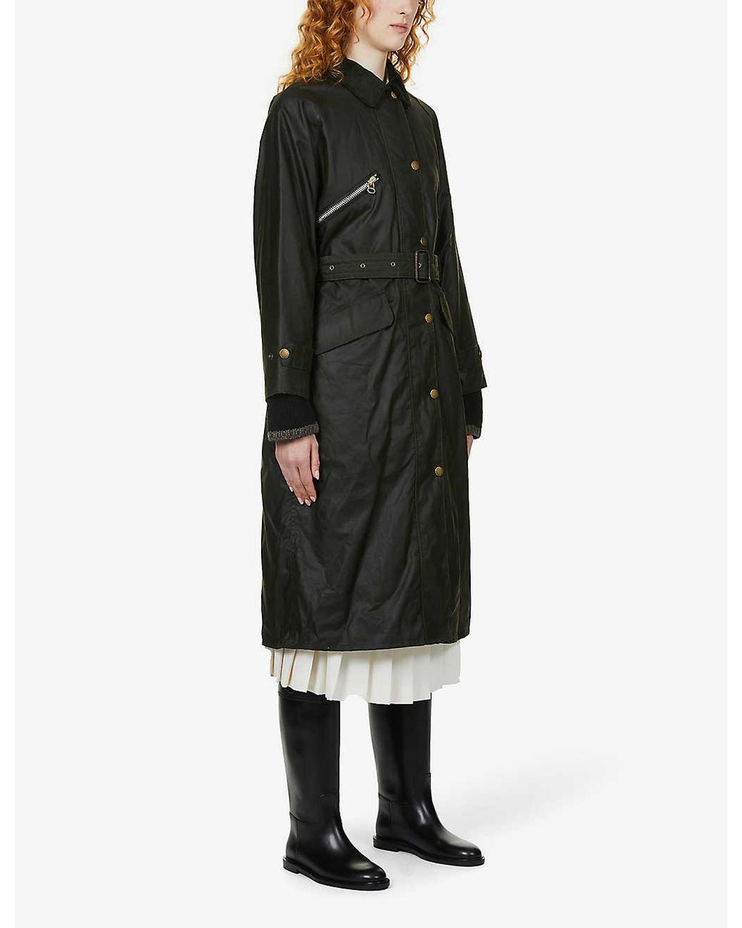 Barbour X Alexa Chung Edna Waxed-cotton 