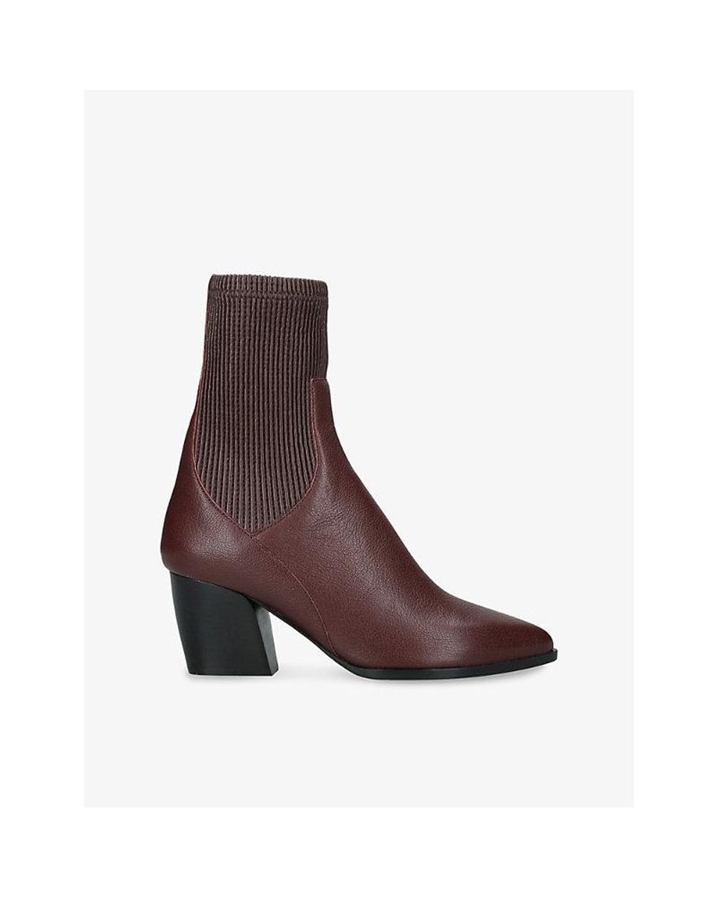 Pierre Hardy Brown Rodeo Grain Leather Heeled Ankle Boots