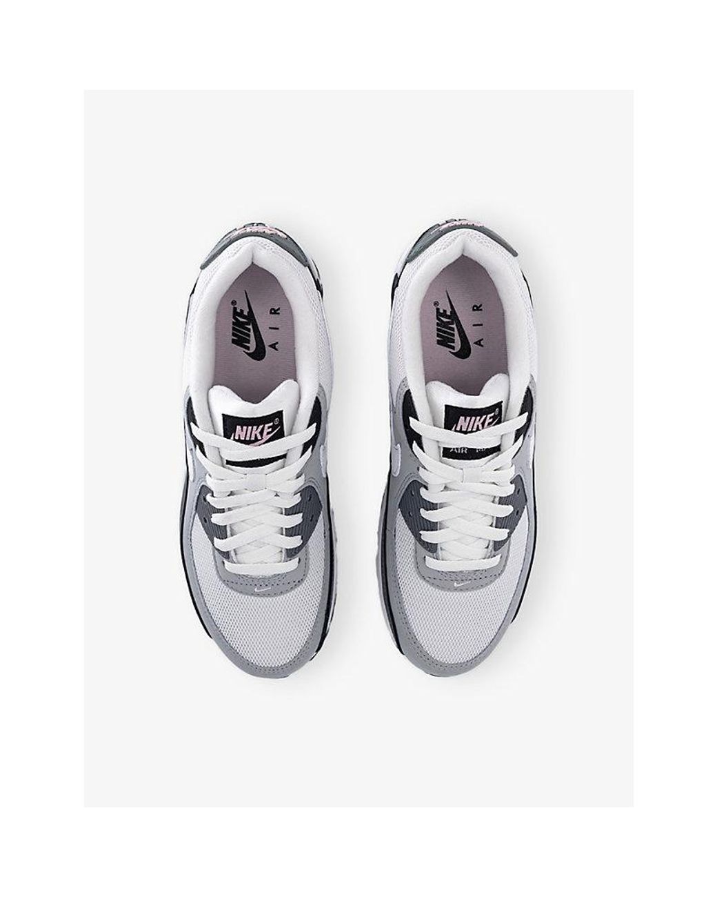 Nike White Air Max 90 Woven Trainers for men