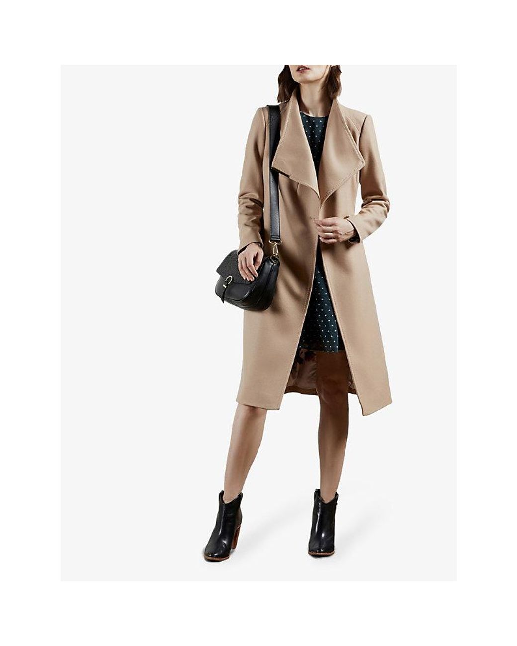 Ted baker wool blend coat sales