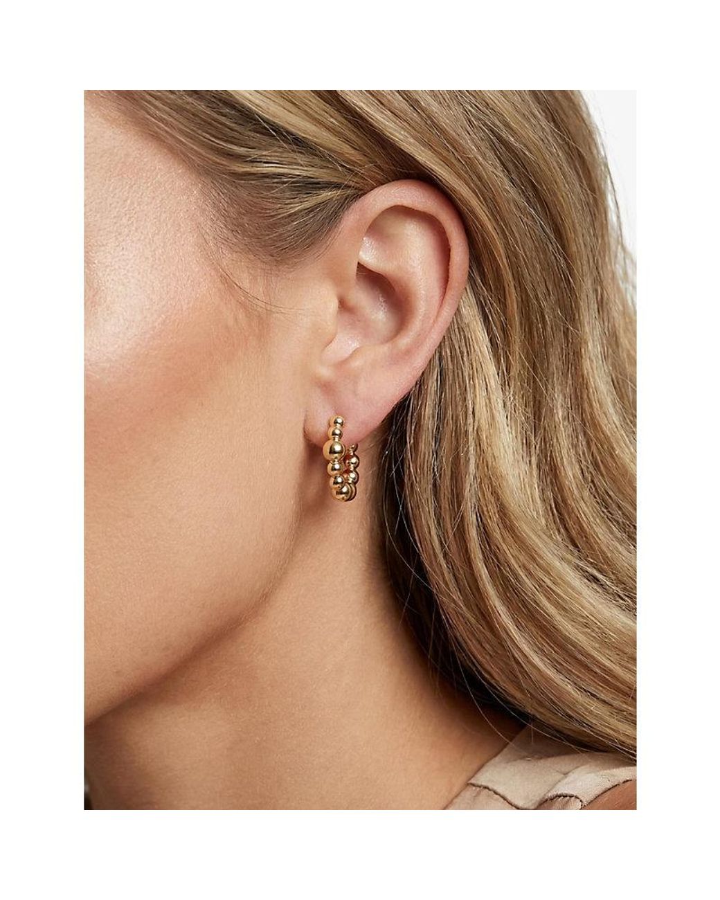 Sif Jakobs Metallic Bormio Circolo Piccolo 18Ct-Plated Sterling Hoop Earrings