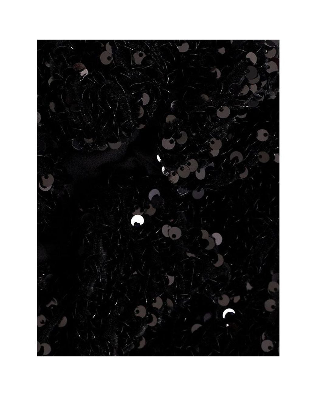 Phase Eight Black Elaina Sequin-Embellished Woven Maxi Dress